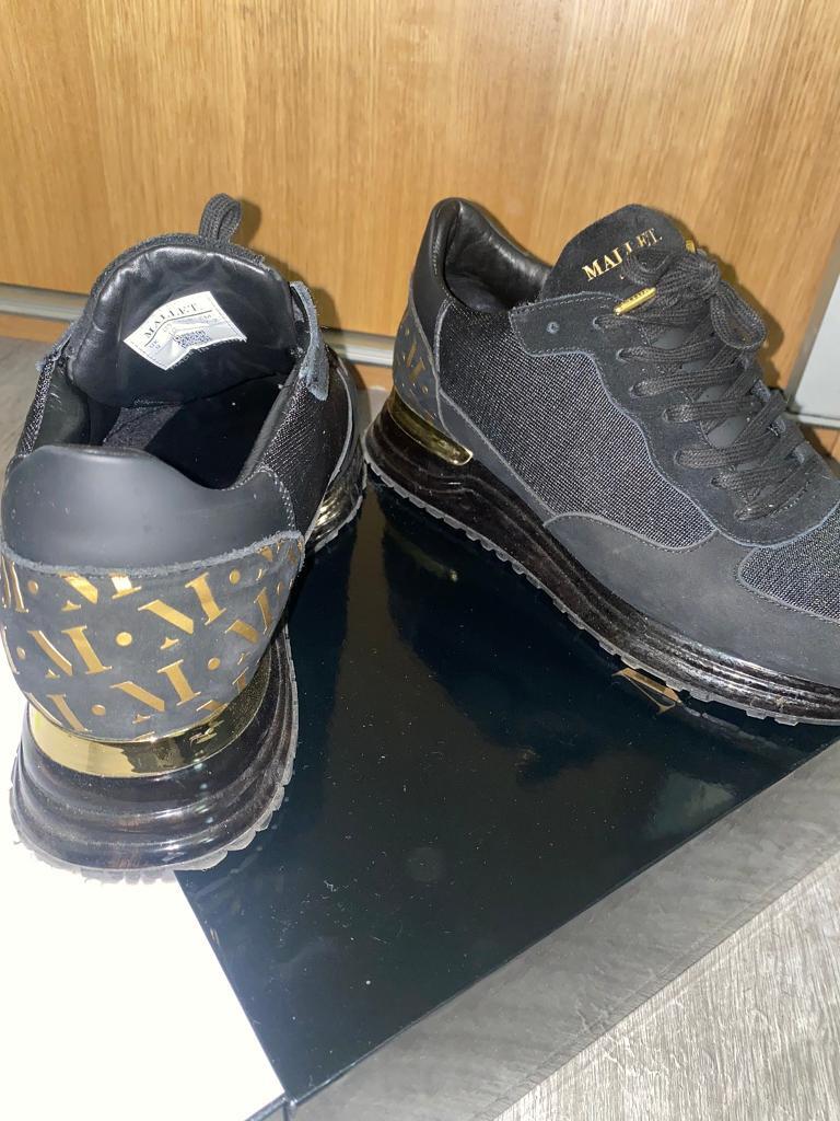 mens mallet trainers black